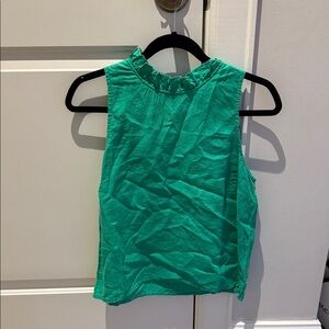 J. Crew Vibrant Green Tank Top
